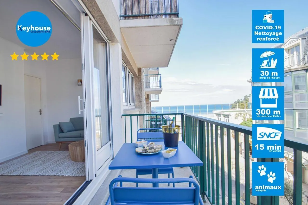 Appartement Cosy 2 Pers Vue Mer Balcon Hyper Centre Dinard